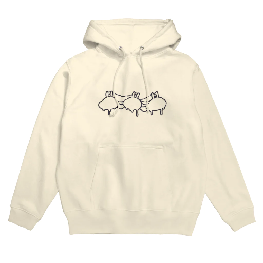 ばすか店のネバネバうさぎ Hoodie