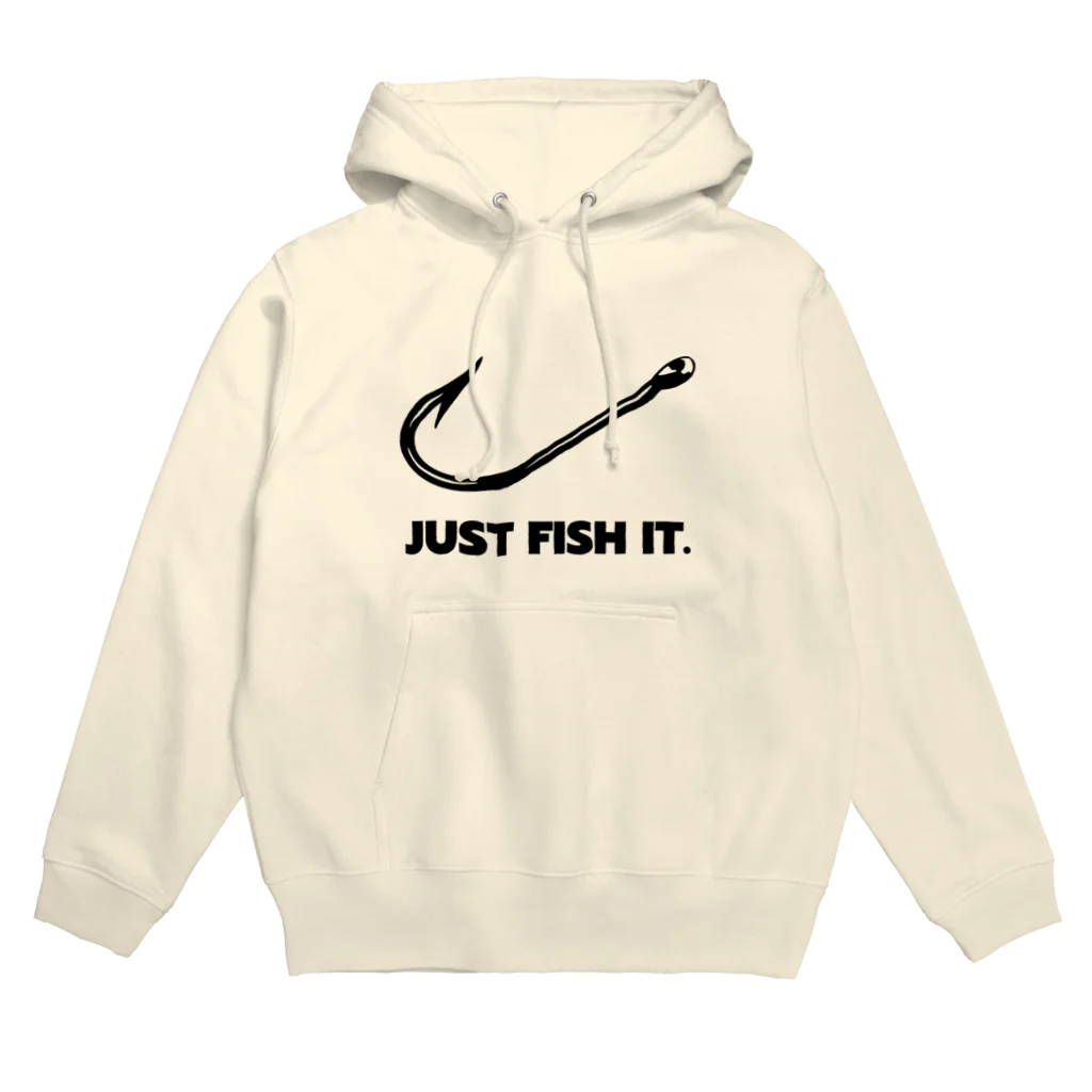 gemgemshopのJUST FISH IT (ナイキ パロディー) Hoodie