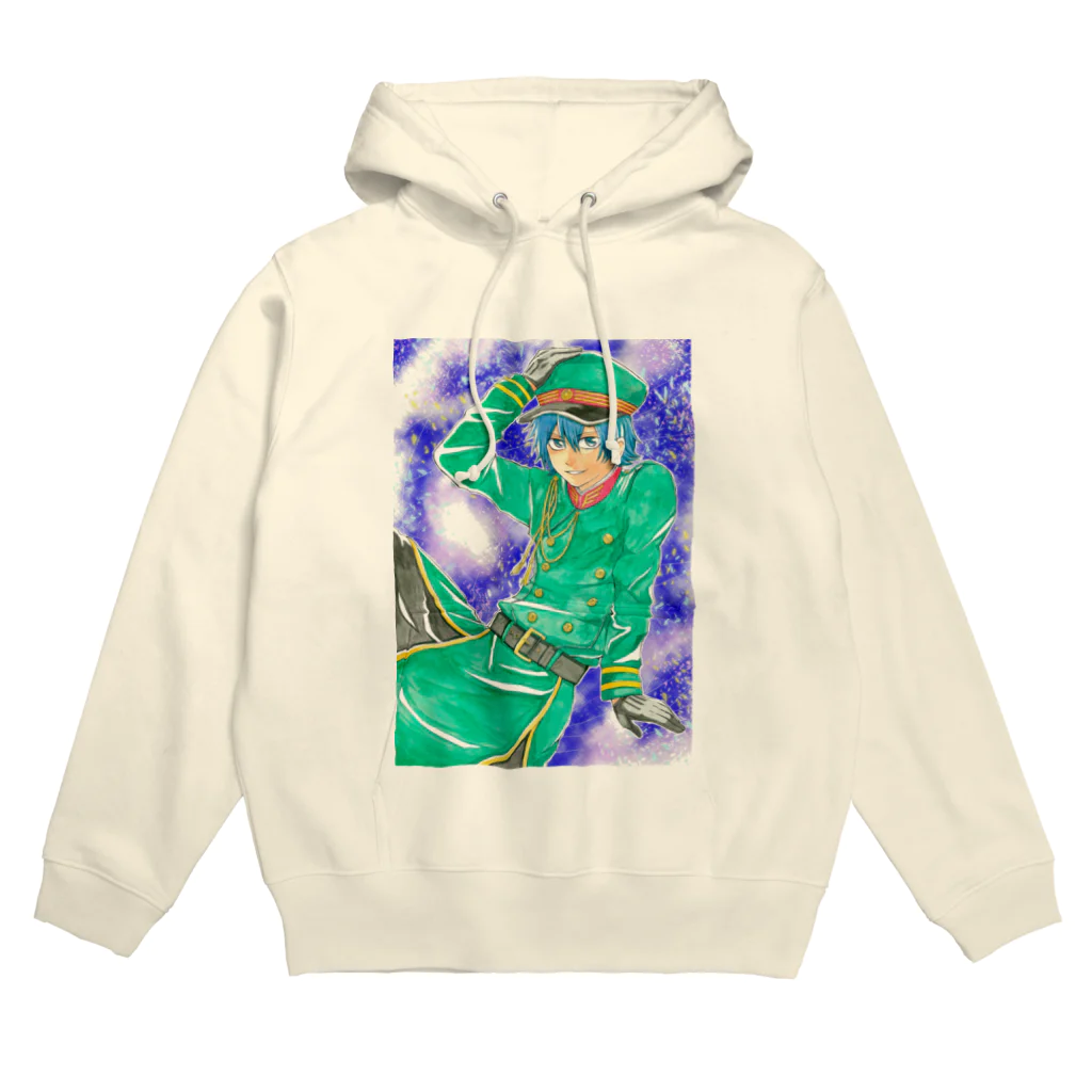 ナルカワの軍服イケメン Hoodie