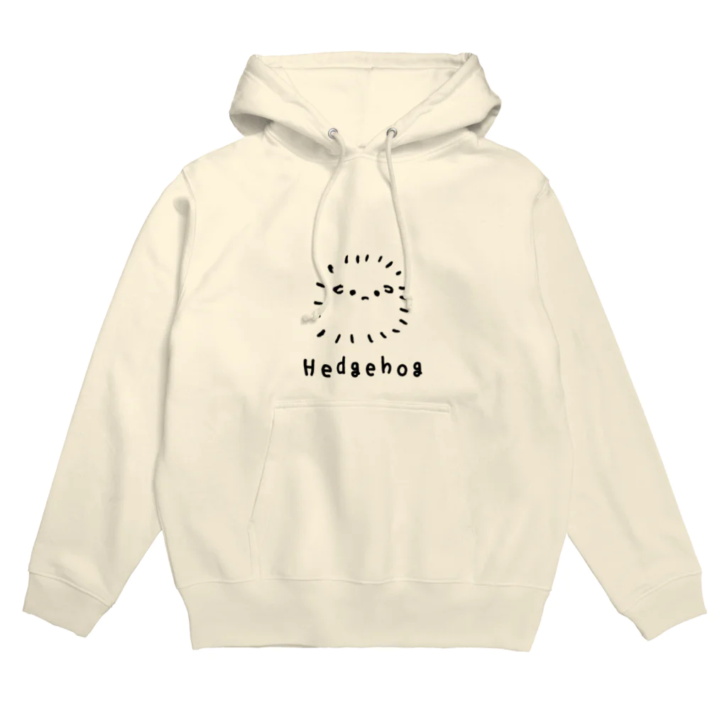 おもち屋さんの無色のハリネズミ Hoodie