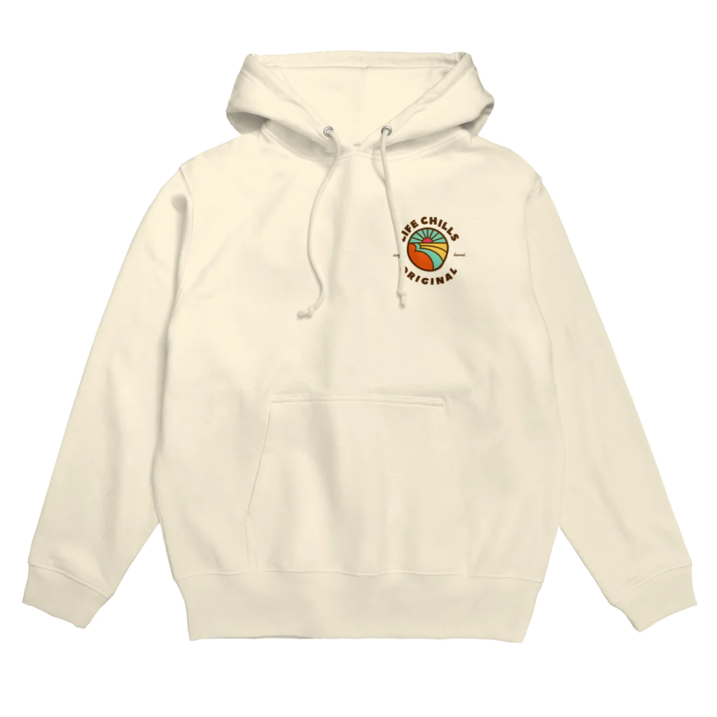 かいしょうやのLife Chills ロゴパーカー Hoodie