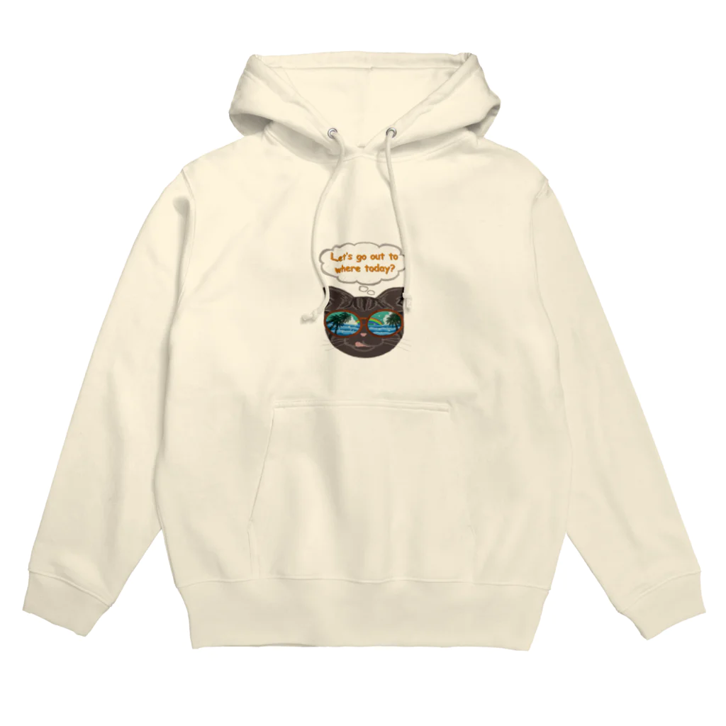 Yokokkoの店のサングラスCAT👓 Hoodie