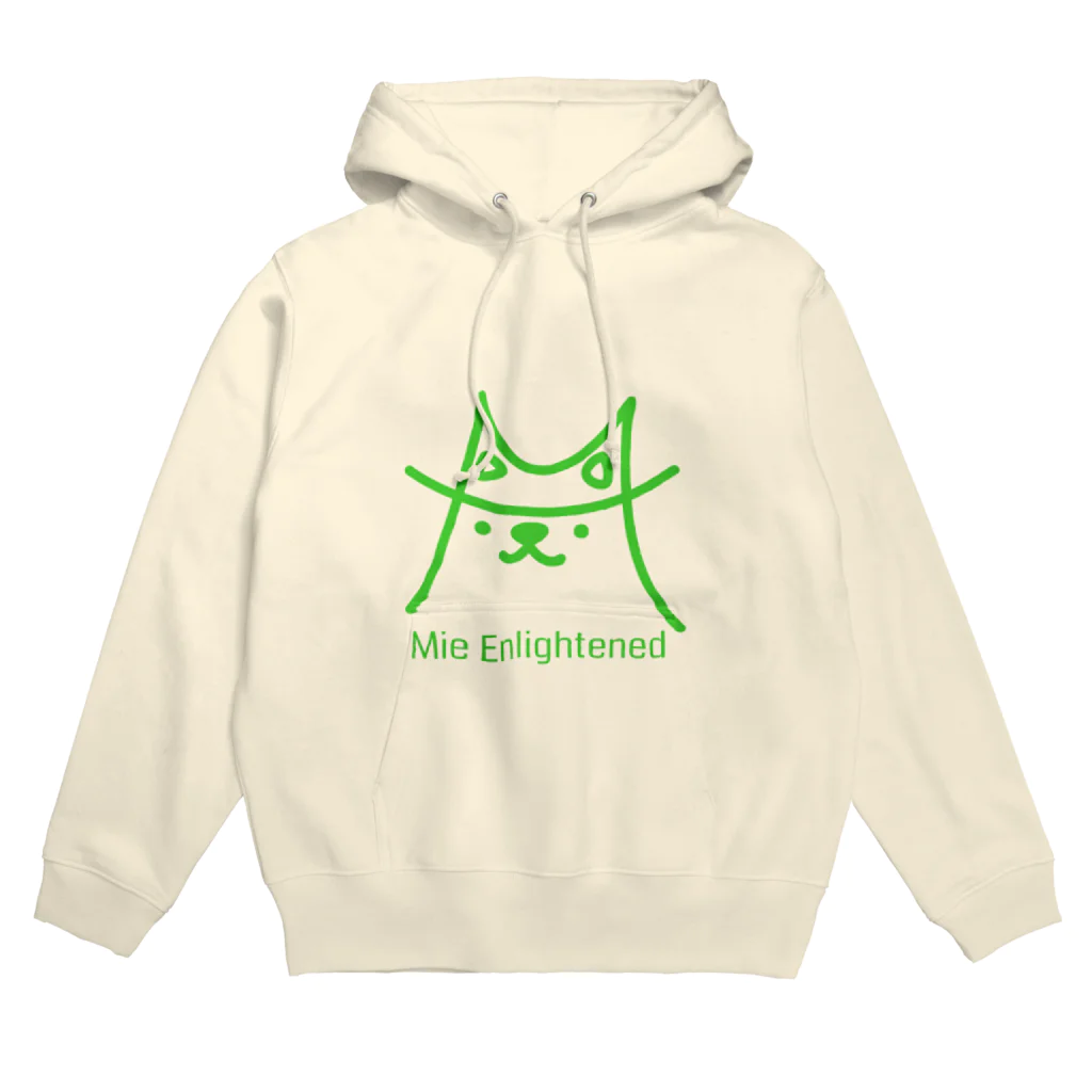 うさこりたんのMie Enlightened 白縁取り Hoodie