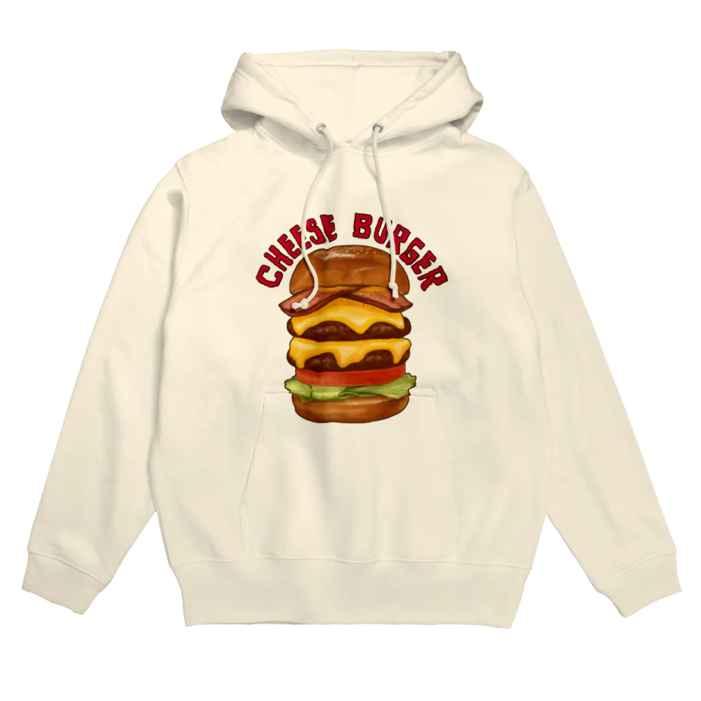 すとろべりーガムFactoryのチーズバーガー Hoodie