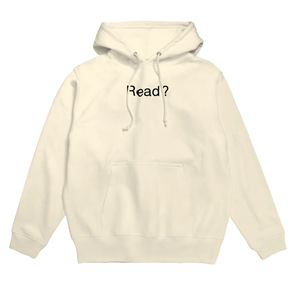 Readable thingsのRead ? (sans-serif) Hoodie