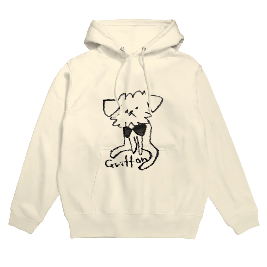 Ayumi HIdakaのゆるっとグリフォン（モノクロ） Hoodie