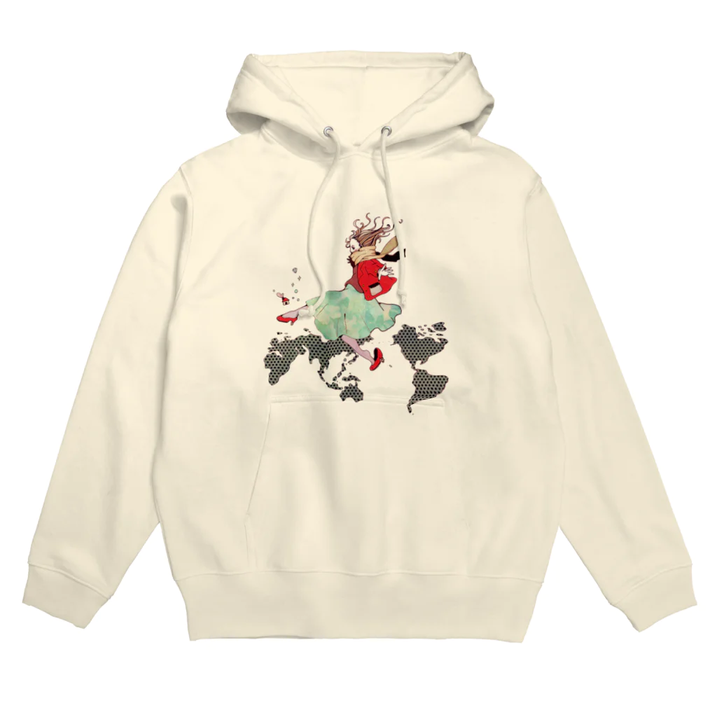 majoccoの世界を駆けてよ Hoodie