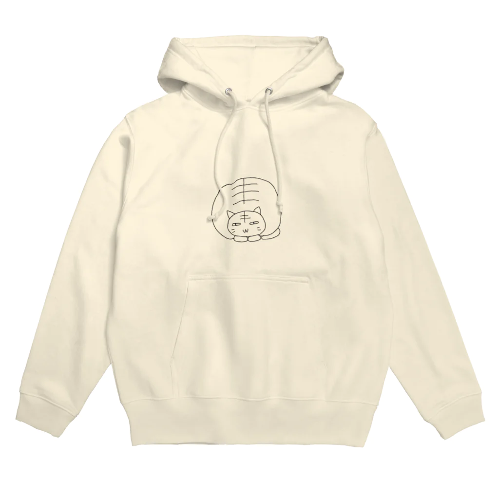 ちろるの雑貨店のふてぶてしい顔の猫 Hoodie