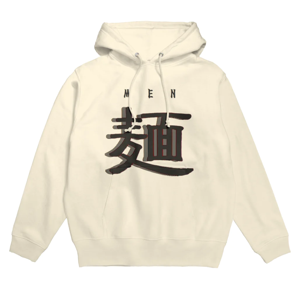 アメリカンベース の麺　MEN Hoodie