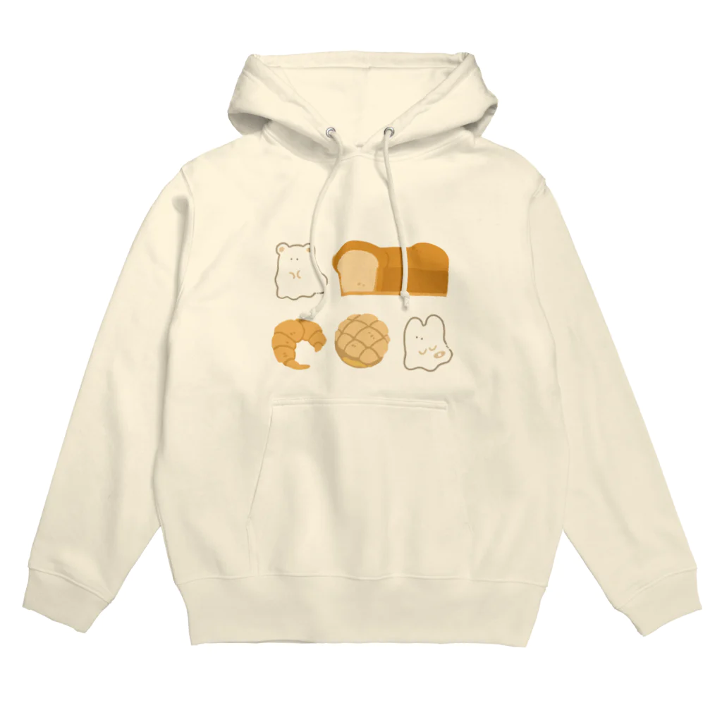 かんた🌱の白いのとパン Hoodie