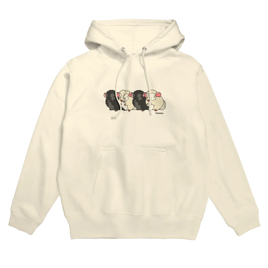 都会のくまねずみくん taaamaのチンチラフレンズ Hoodie