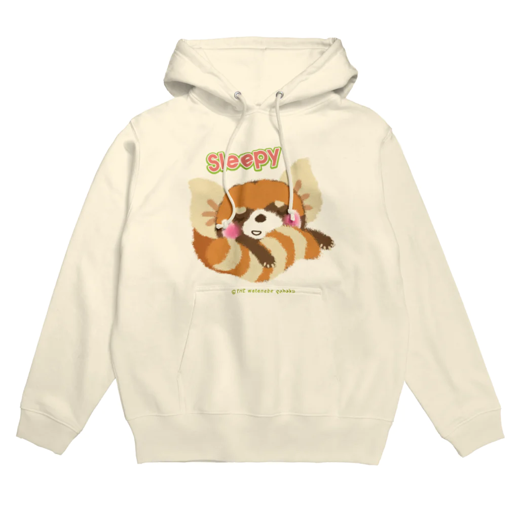 ザ・ワタナバッフルの大耳のレッサーパンダ "Sleepy" Hoodie