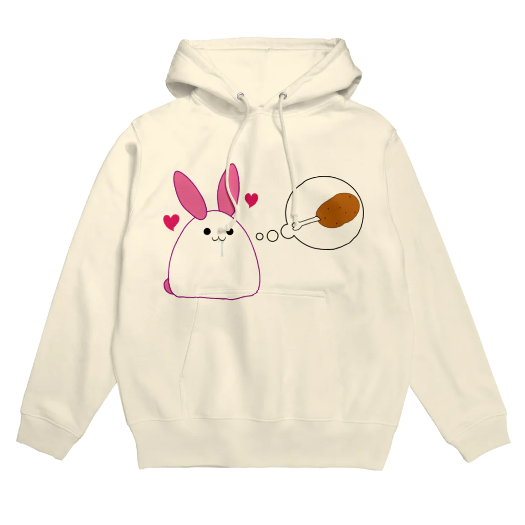 甘草亭の肉食ウサギ Hoodie