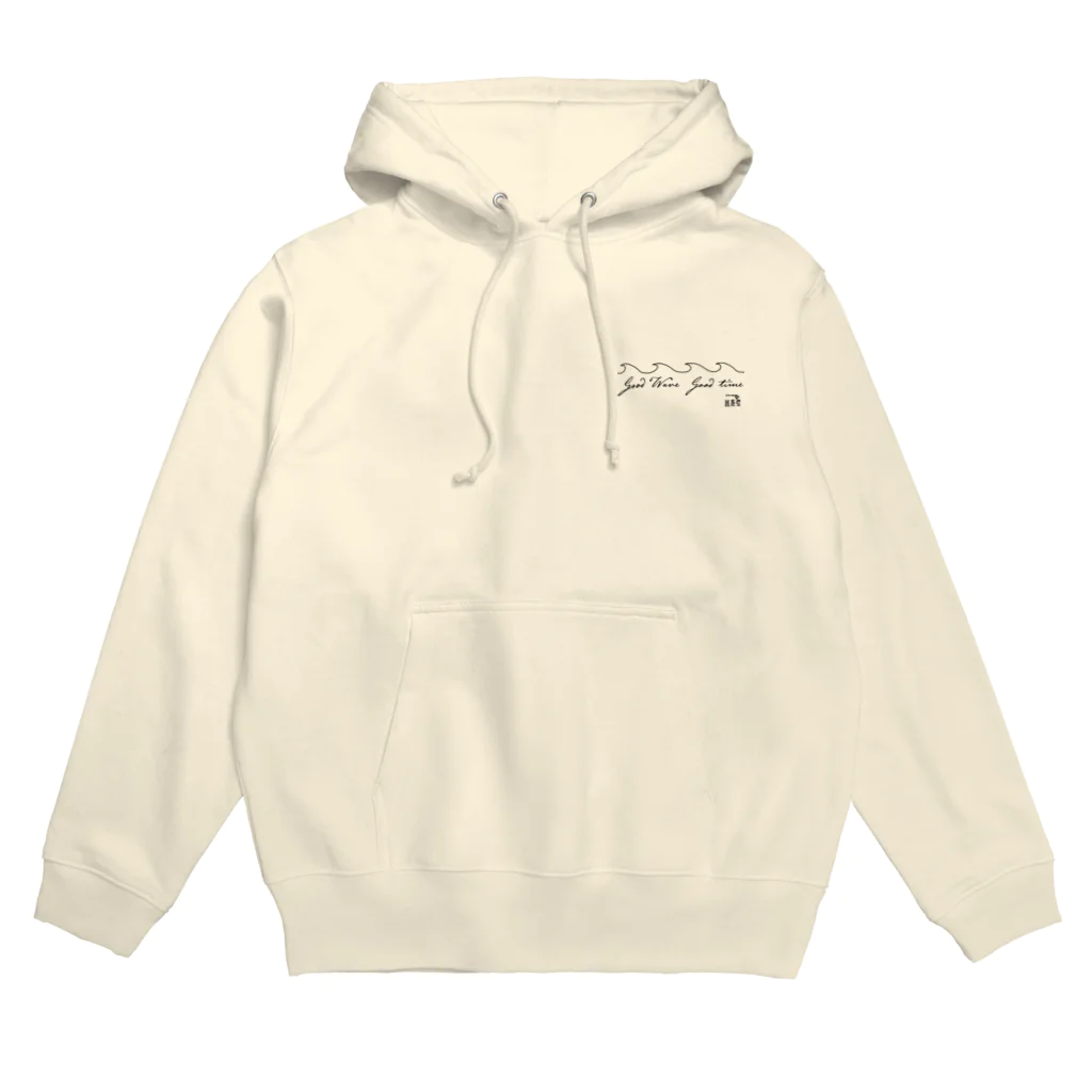 ハワイスタイルクラブの〔Back Print〕 Good Wave Good Time Hoodie