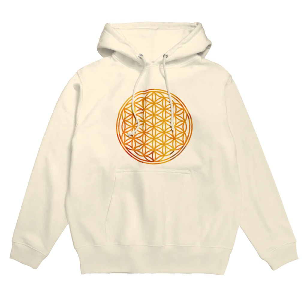 神聖幾何学屋のオレンジサファイア Hoodie