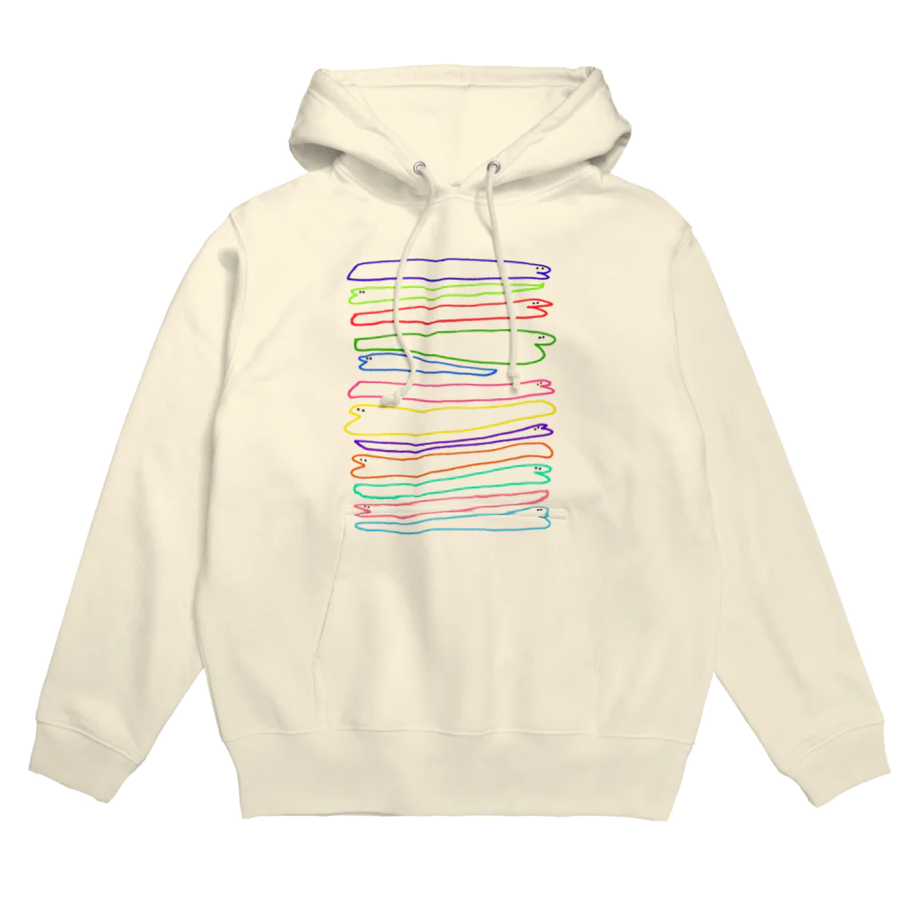  むきむき   地球生活のへび Hoodie