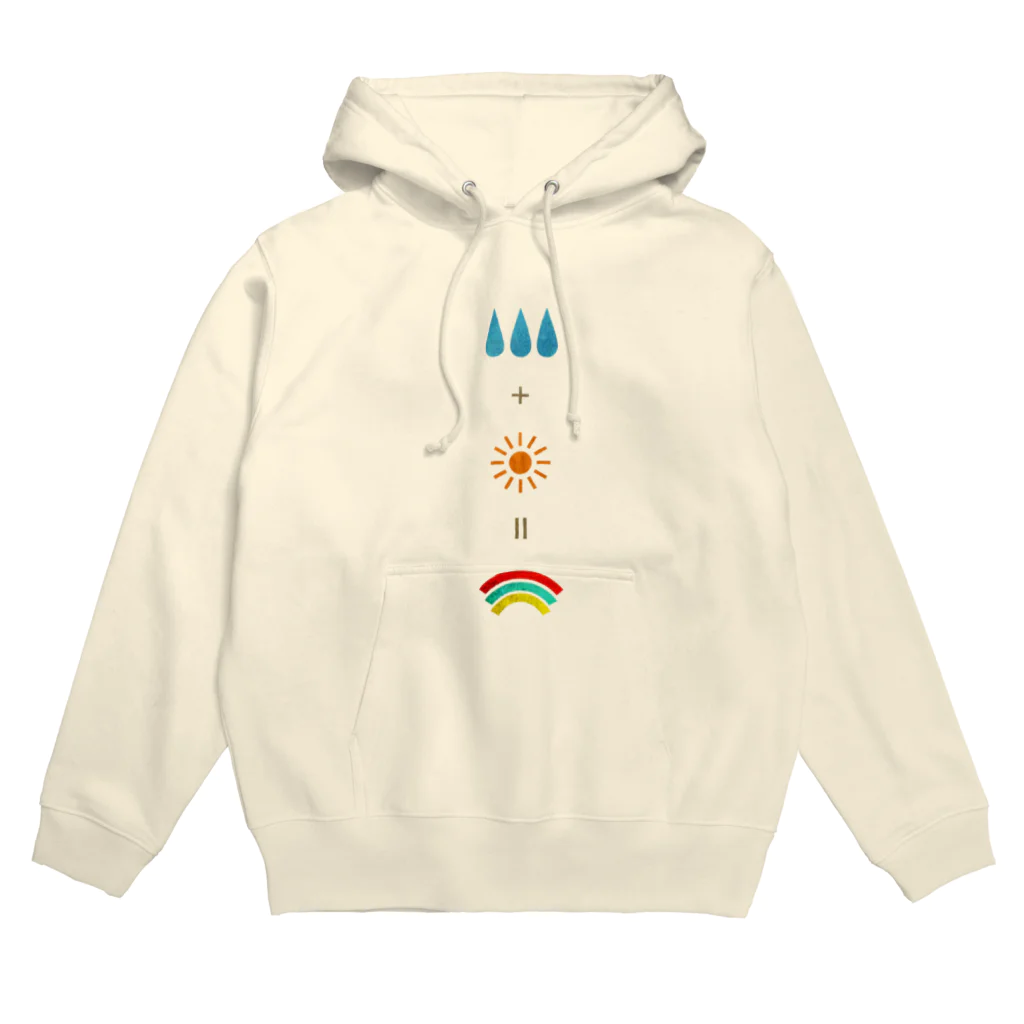 Hugki!!の【Rainbow】（背景無し） Hoodie