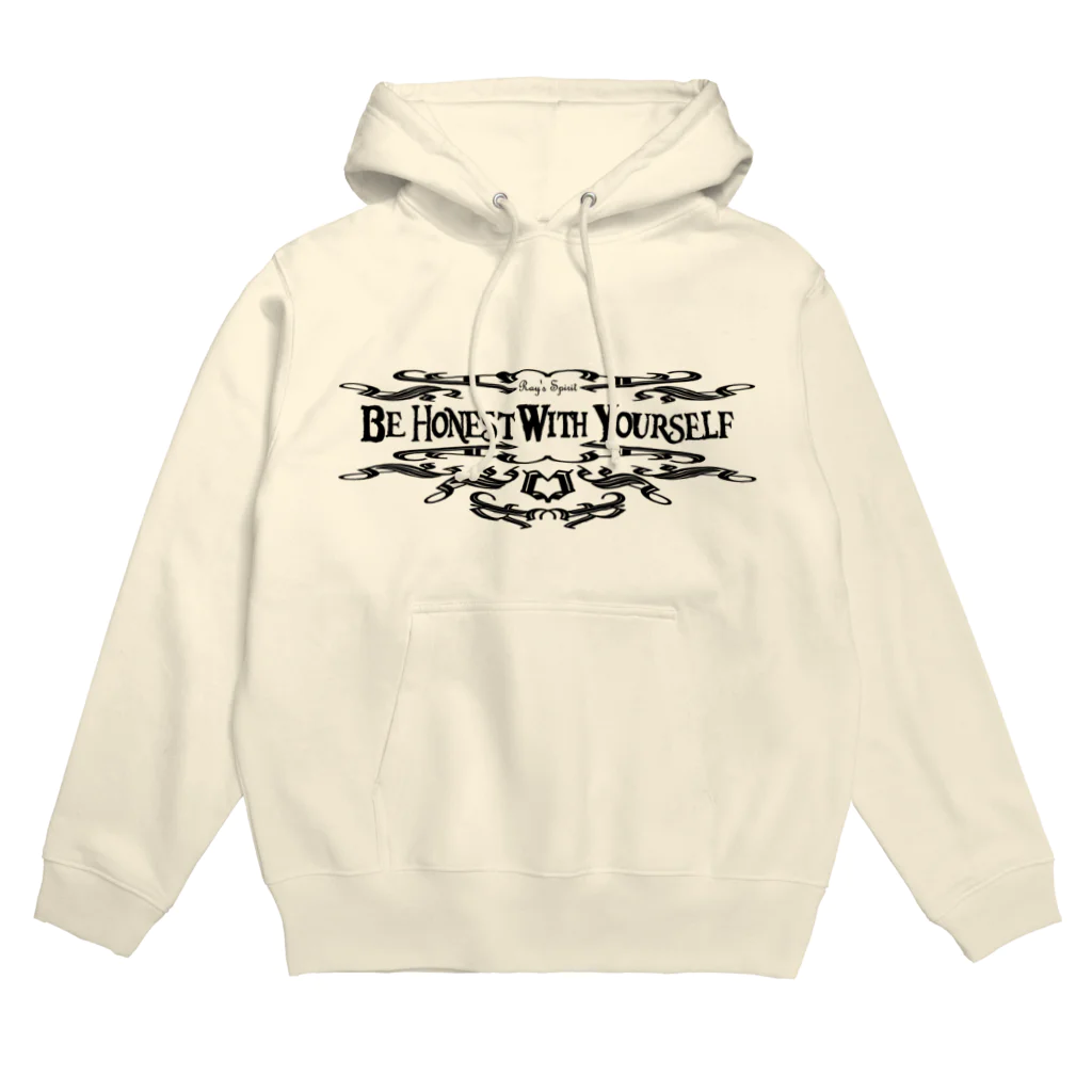 Ray's Spirit　レイズスピリットのBe Honest With Yourself（BLACK） Hoodie