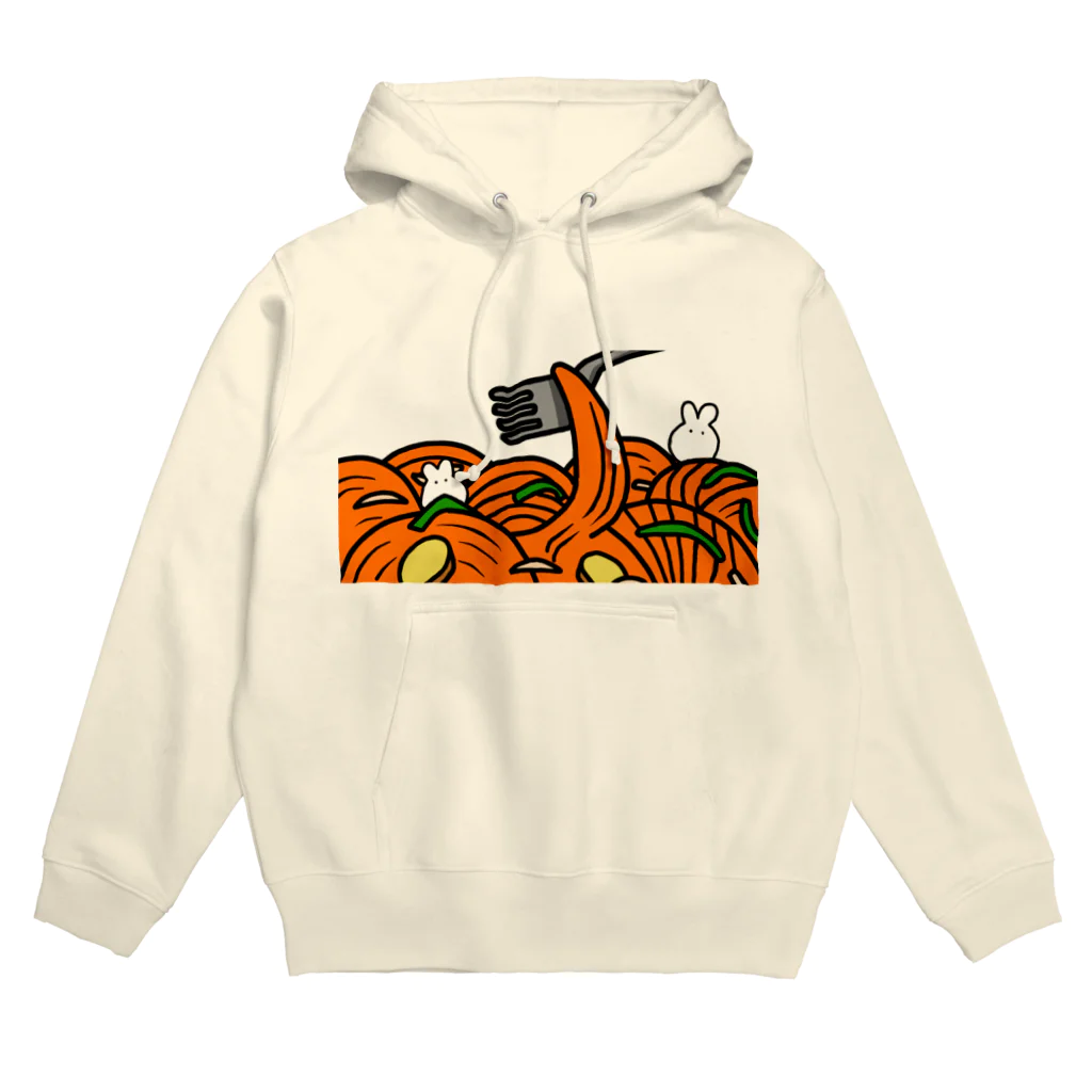 0izumizumide0のナポリタンとうさぎ Hoodie