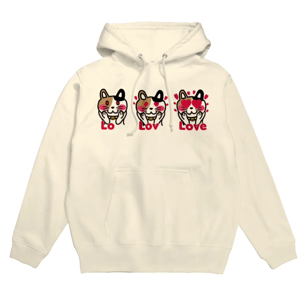 キッズモード某のねこLove Hoodie