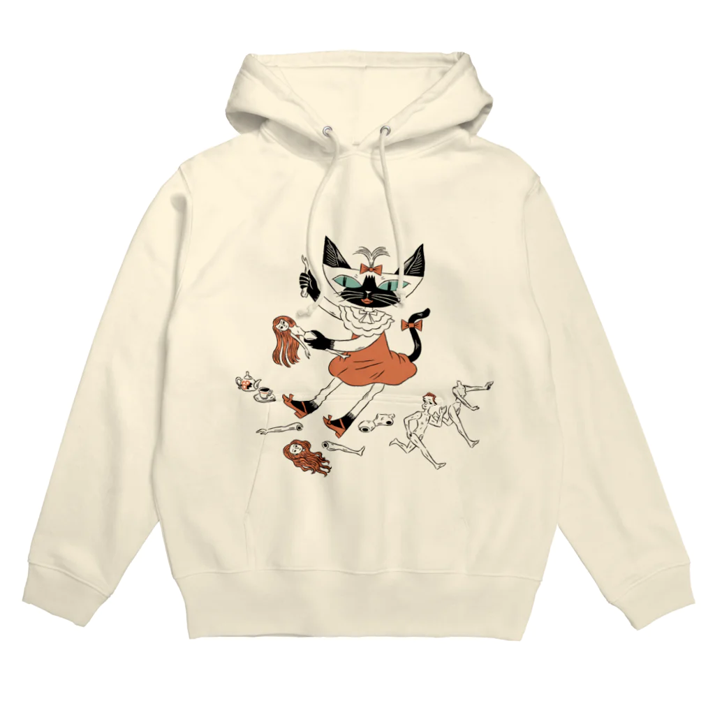 たじまなおとのグッズの乱暴子猫 Hoodie