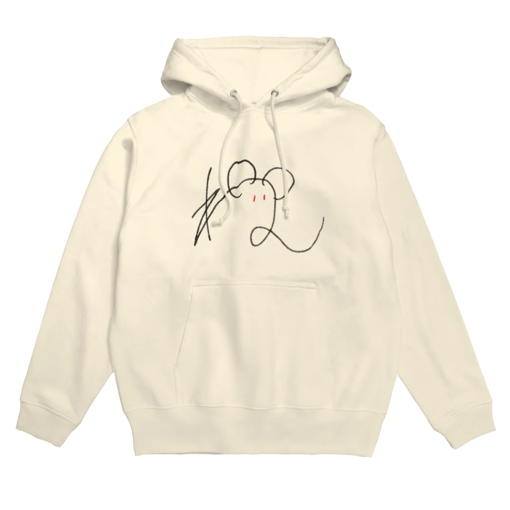 ウキグサ書店・雑貨部のねずみちゃん Hoodie