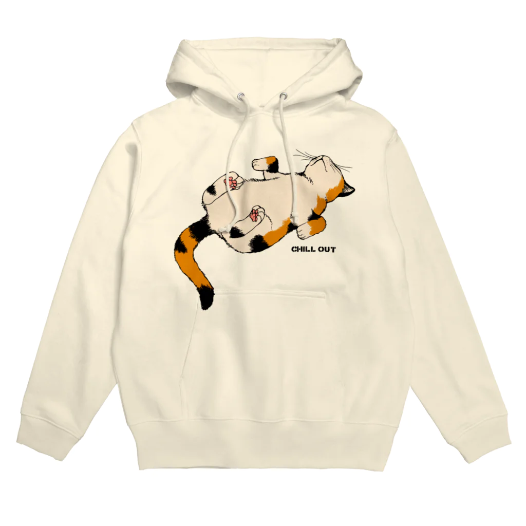 あふぐろ屋の気まま三毛猫（両面） Hoodie