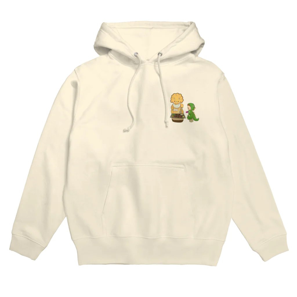 hirakoの腹ペコサウルス Hoodie