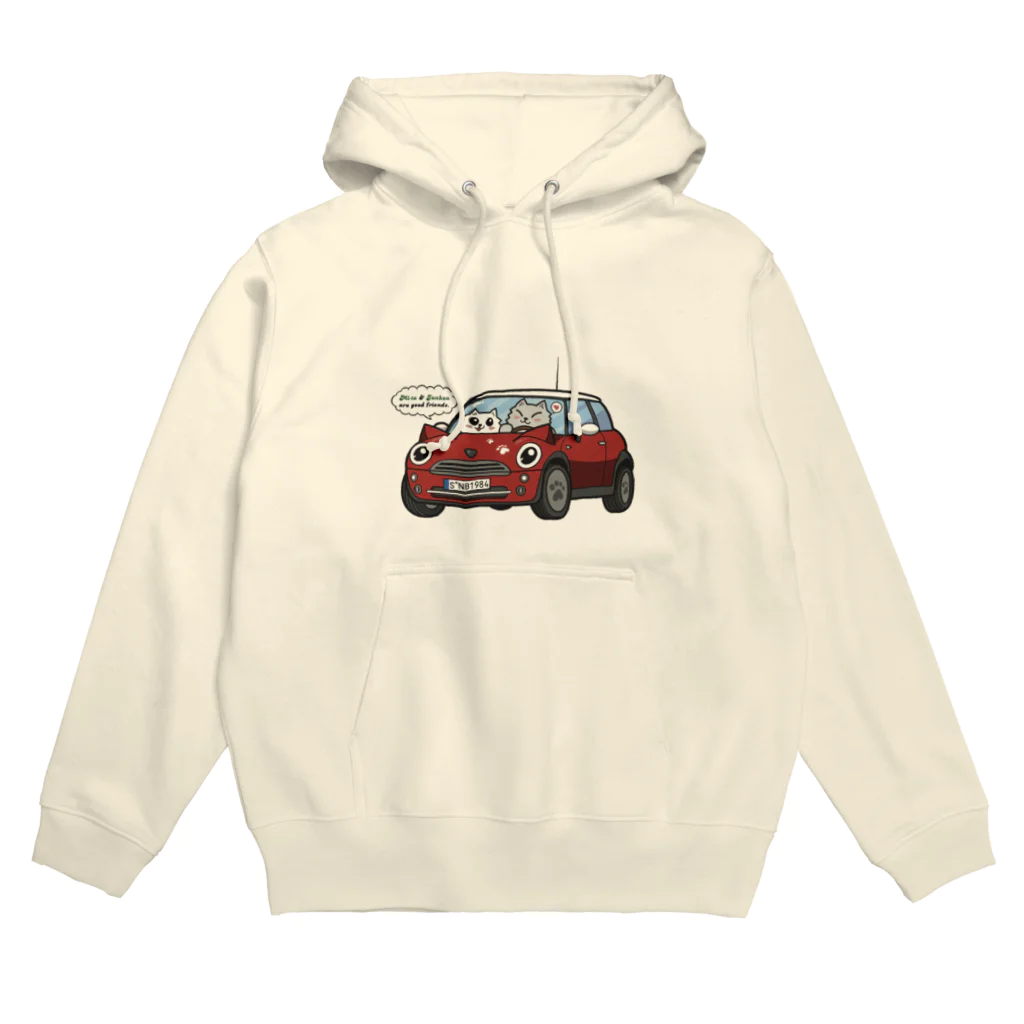 シノブデザイン のミミクーパでドライヴ Hoodie