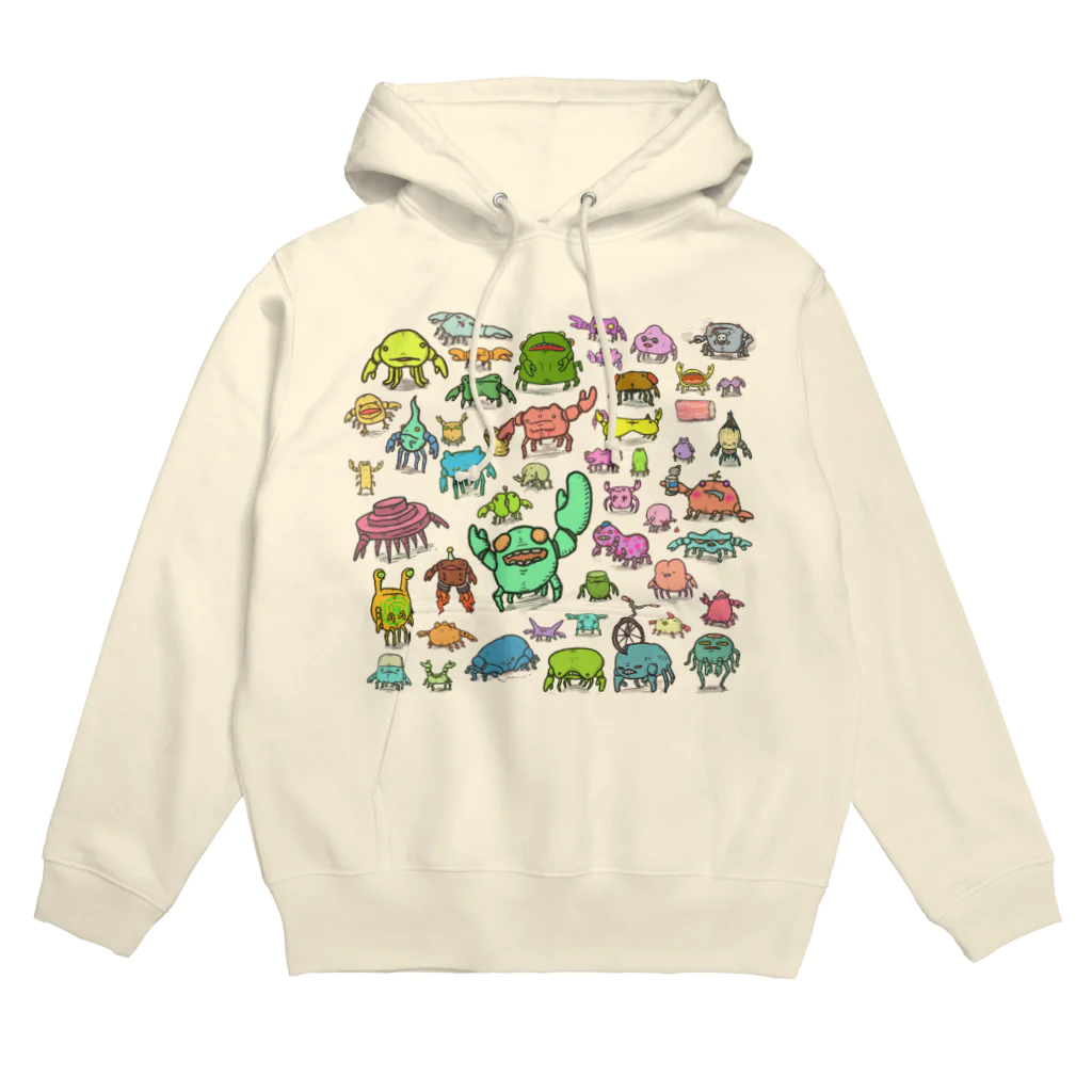 むむむのいきもの研究所のカニ族 Hoodie