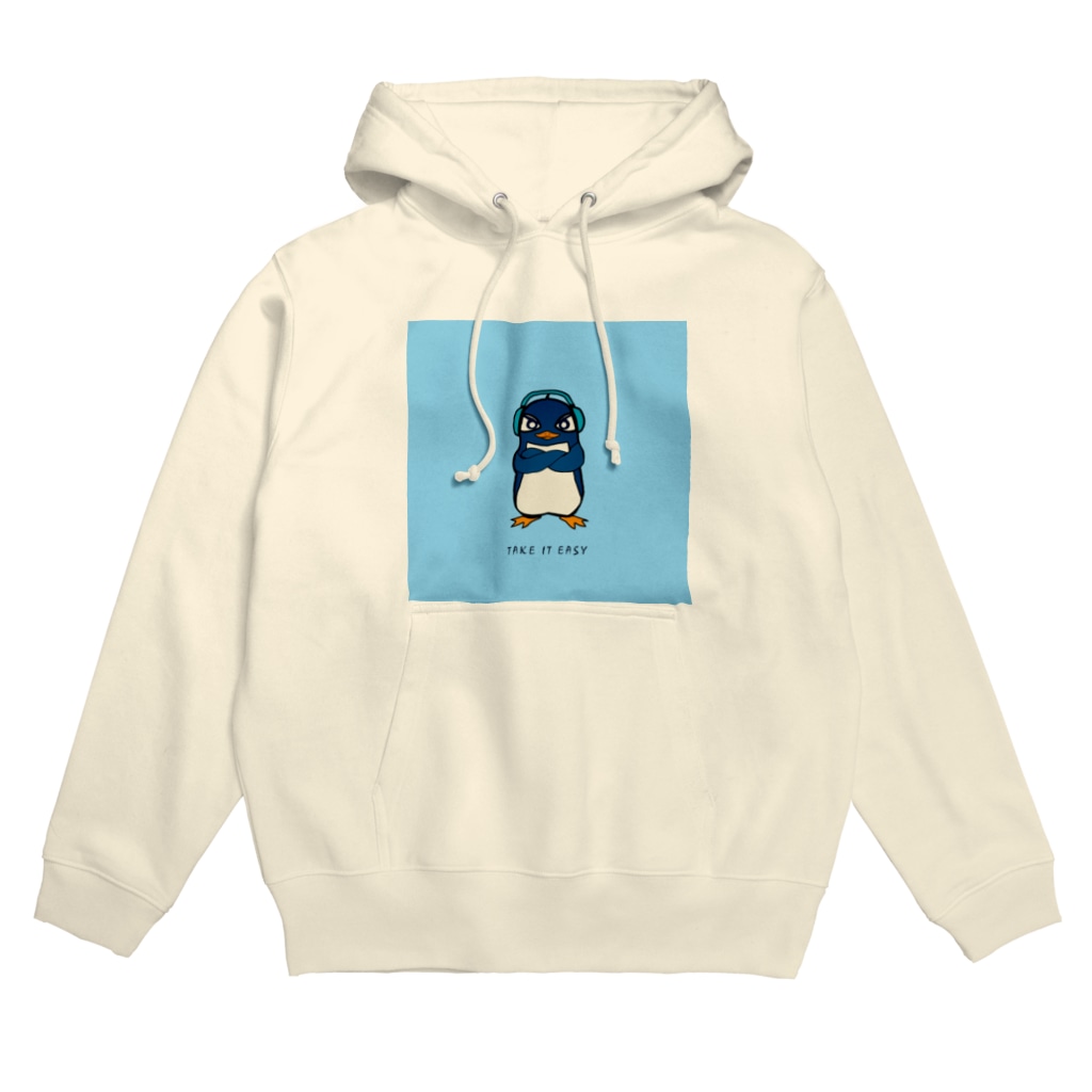 Ruさんの水色背景 Hoodie By T I E Store Tie Cinema Suzuri