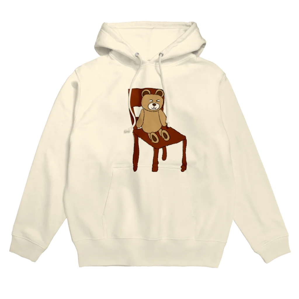 お豆腐サイボーグのお店のクマのぬいぐるみ Hoodie