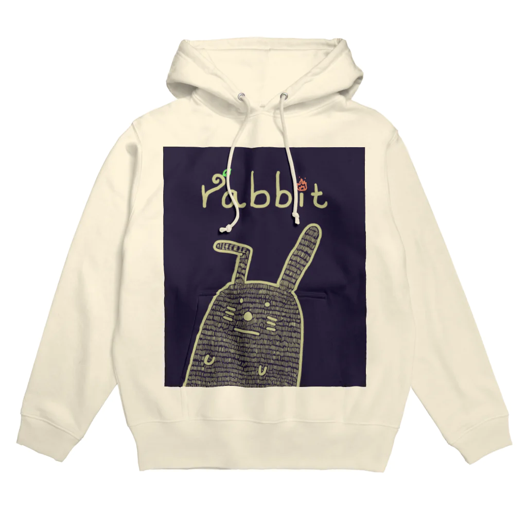 ジョンソンともゆきの俺はウサギくん Hoodie