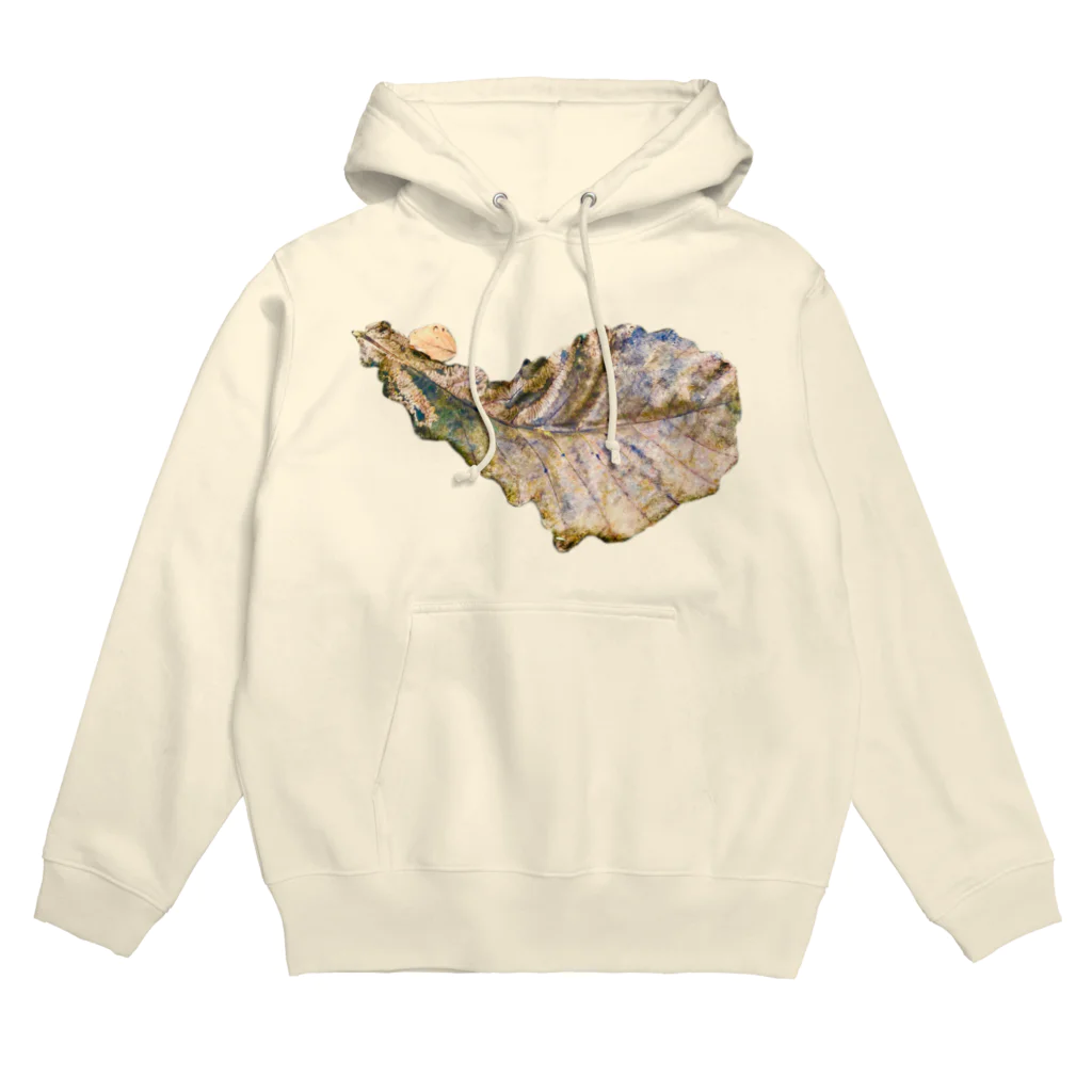 野々の大陸みたいな落ち葉2 Hoodie