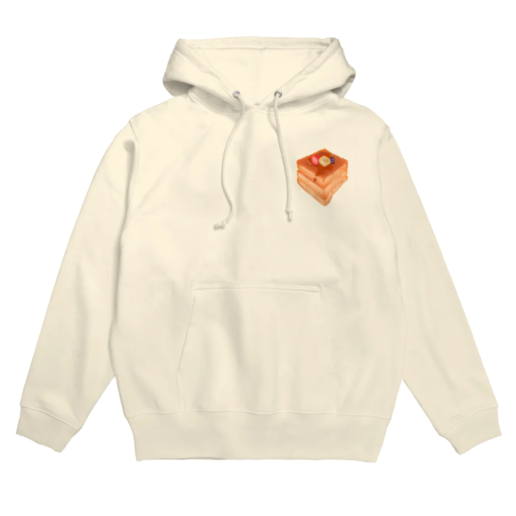 らむね👻の四角いホットケーキ Hoodie