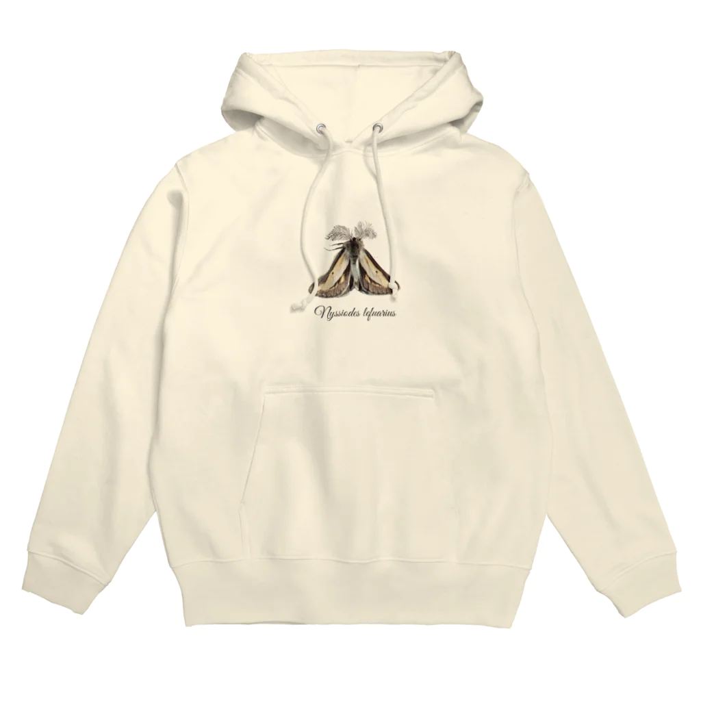 L_arctoaのフチグロトゲエダシャク（学名付き） Hoodie