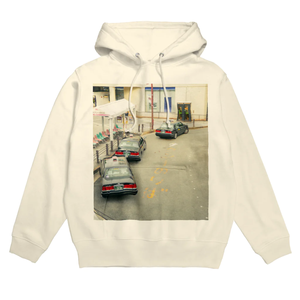 moromoroのタクシー乗り場 Hoodie