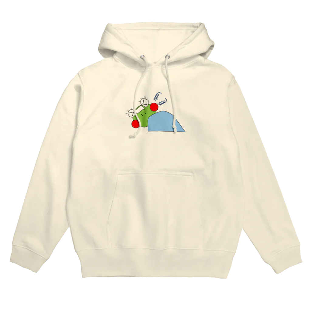 🐸かえるさんと仲間たち🐸の体調不良のかえるさん Hoodie