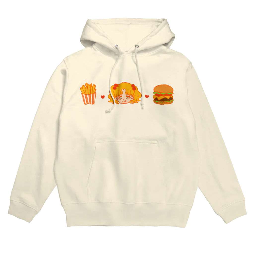 pi_tyoのはらぺこちゃん Hoodie