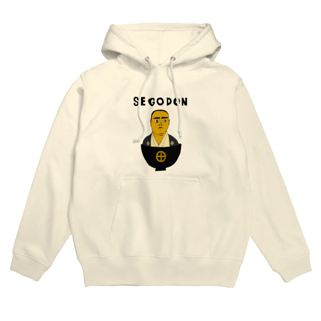 NIKORASU GOの歴史デザイン「せごどん」（Tシャツ・パーカー・グッズ・ETC） Hoodie