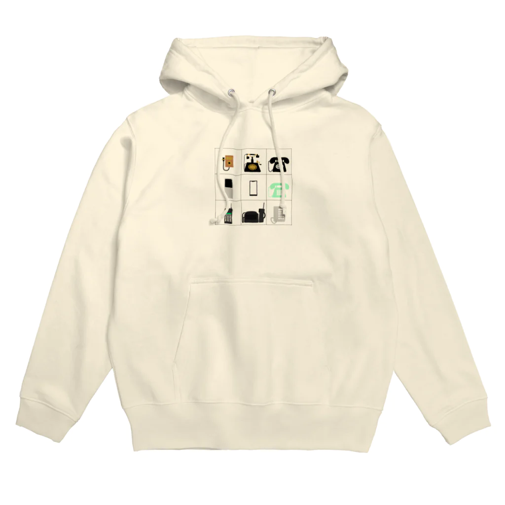 Daikichi Sugawaのホビースペースの電話の歴史(枠あり) Hoodie