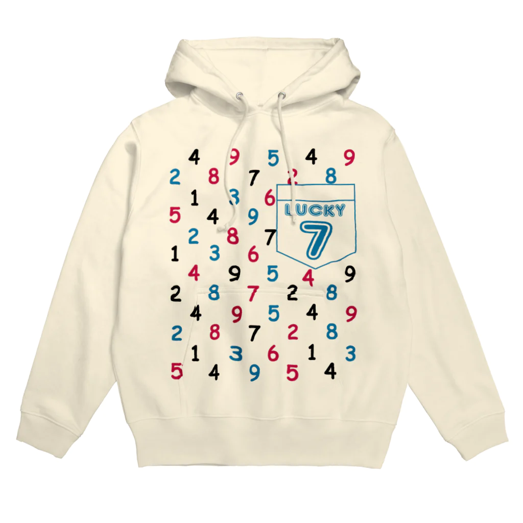 キッズモード某の数字柄 Hoodie