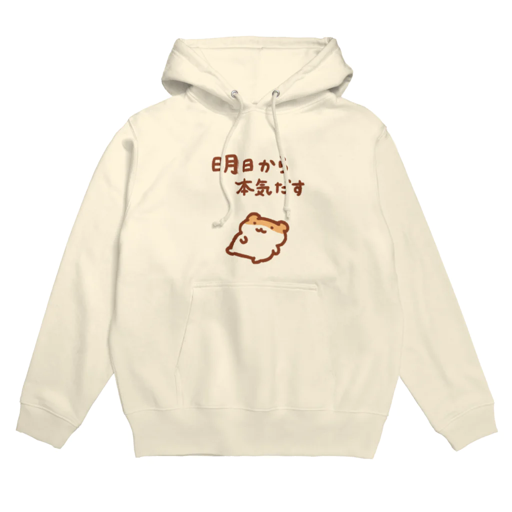 すやはむハウスの明日から本気出す Hoodie