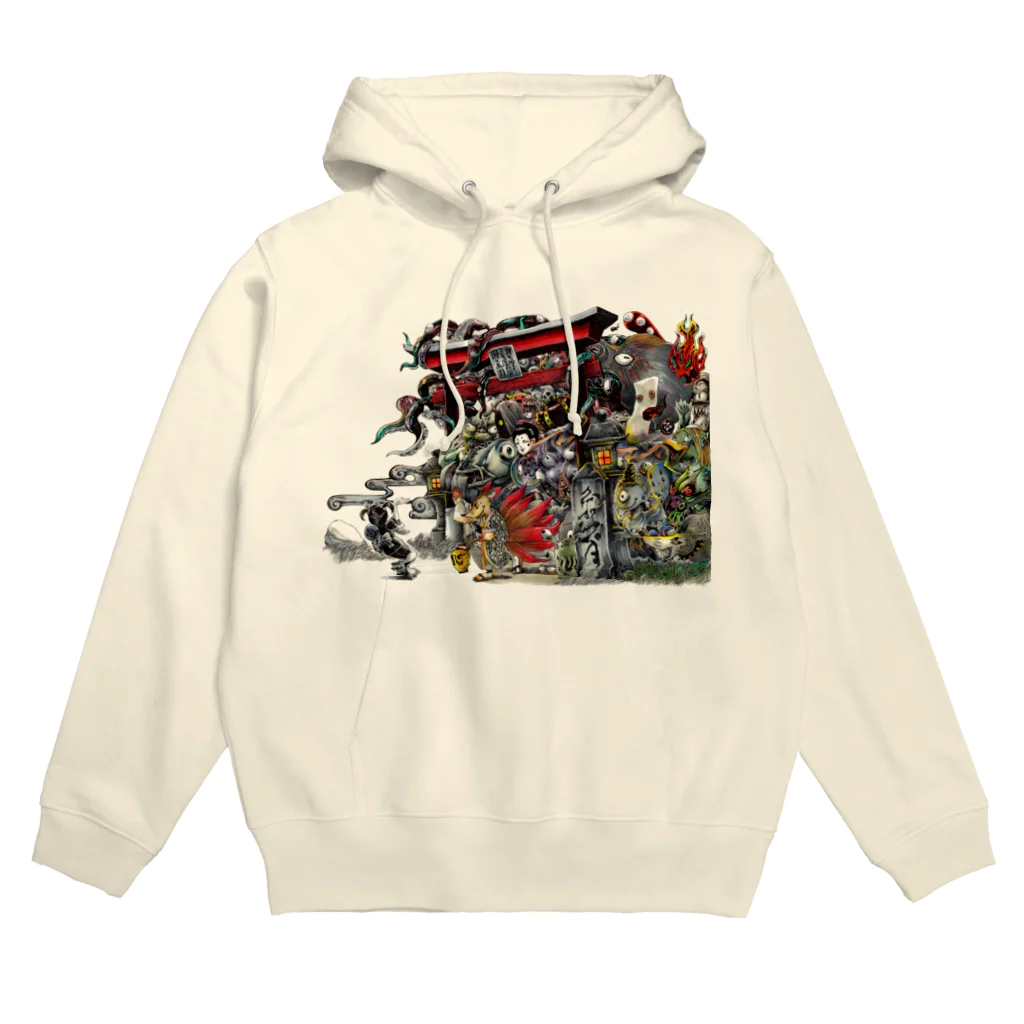 月が輝くこんな夜にの百鬼夜行 Hoodie