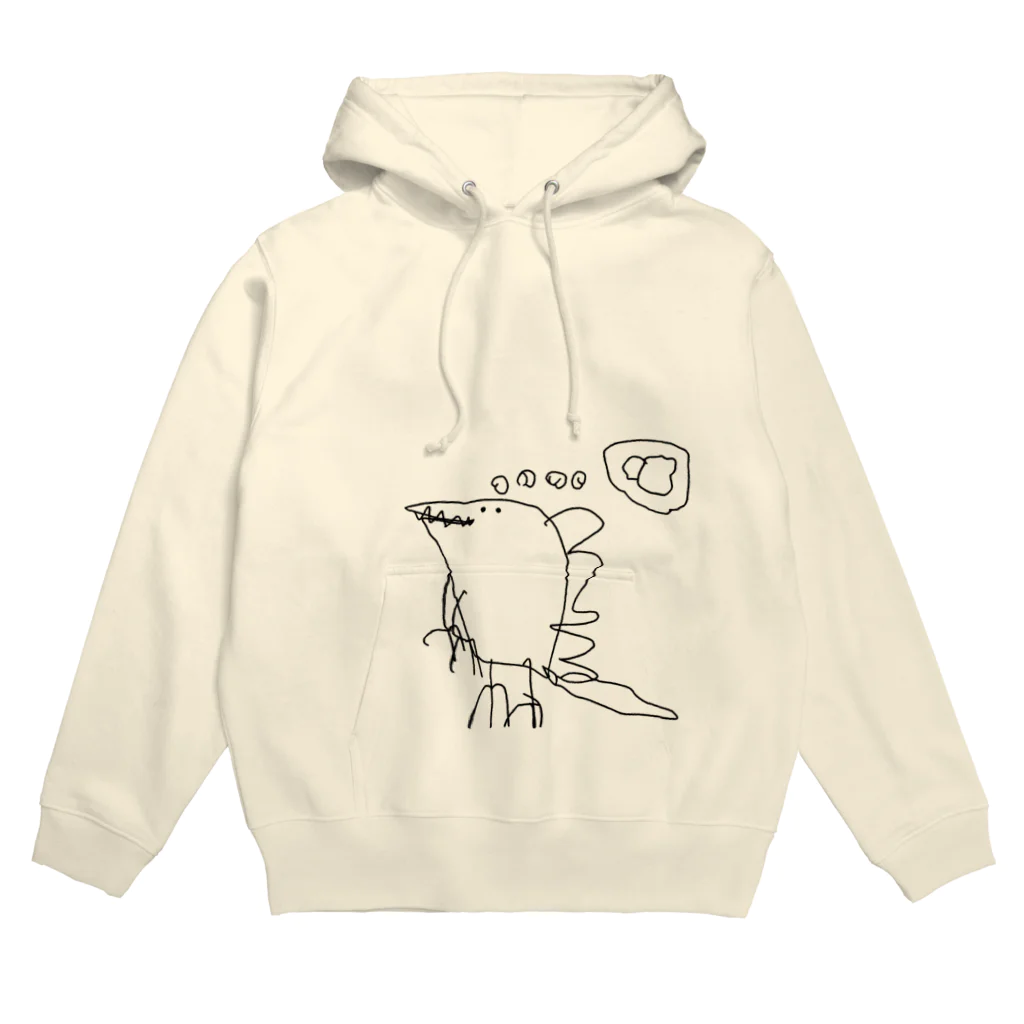 きょうりゅうしきのお茶が飲みたい恐竜 Hoodie