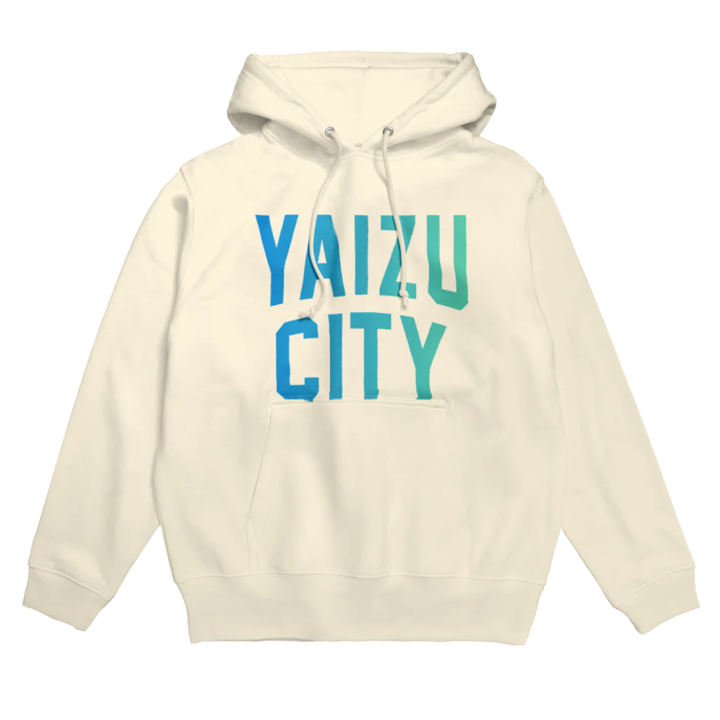 JIMOTOE Wear Local Japanの焼津市 YAIZU CITY ロゴブルー Hoodie