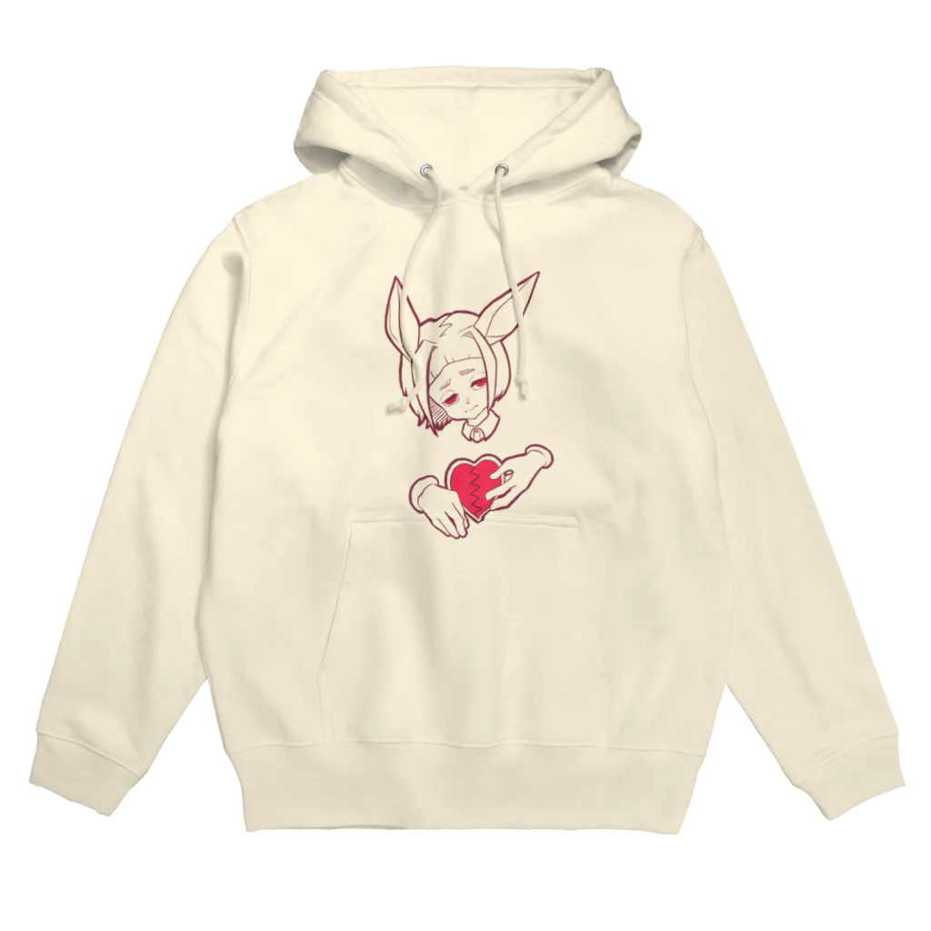 佳町 千(菩薩)のウサギ Hoodie