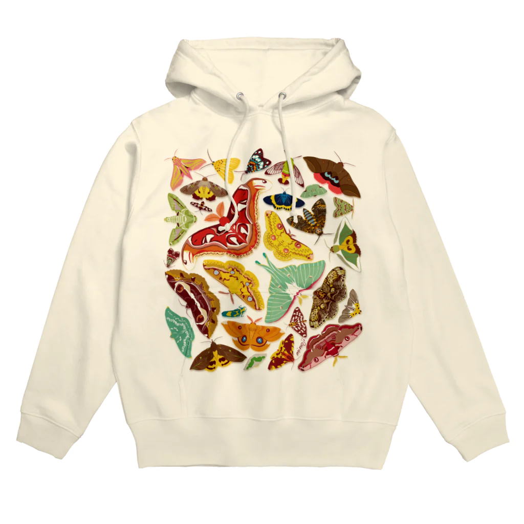 みのじの日本の蛾 Hoodie