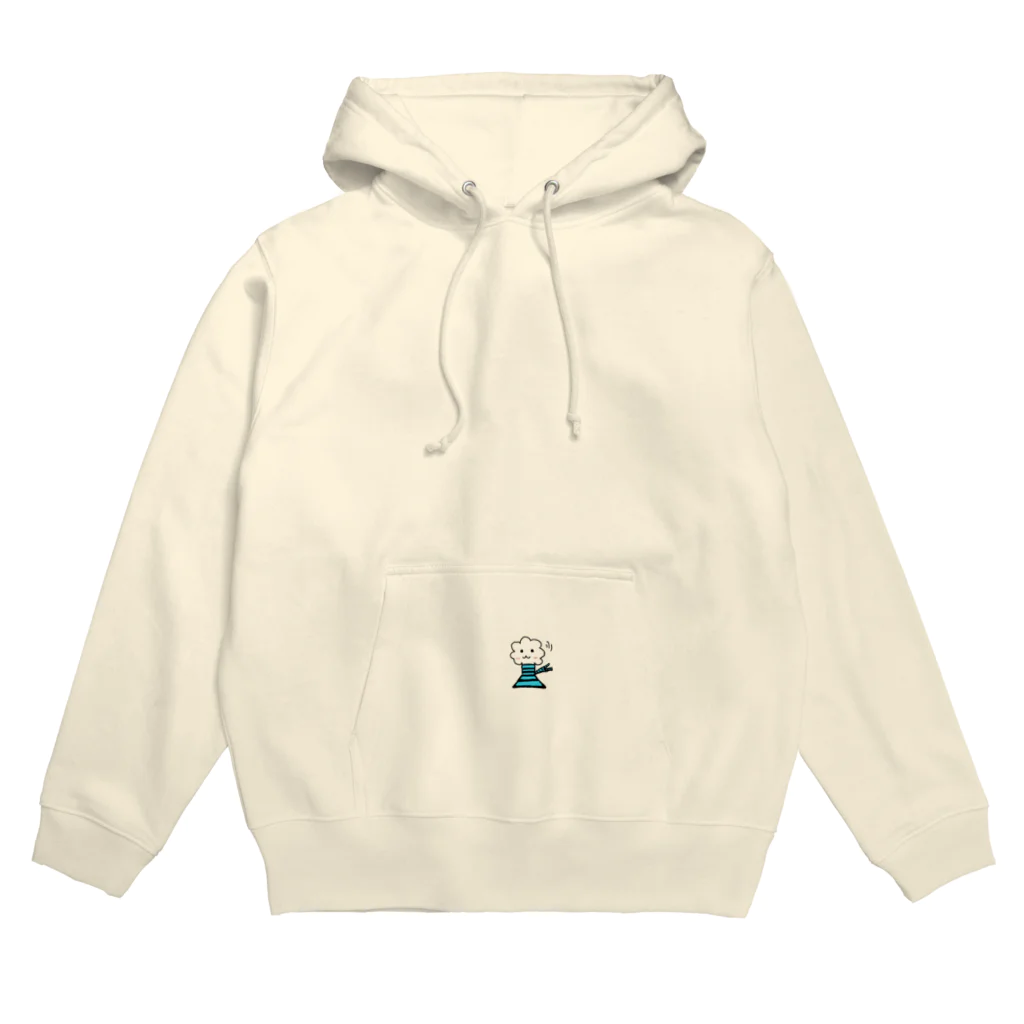 カラフルタピオカのシマシマもくもくみずいろ Hoodie