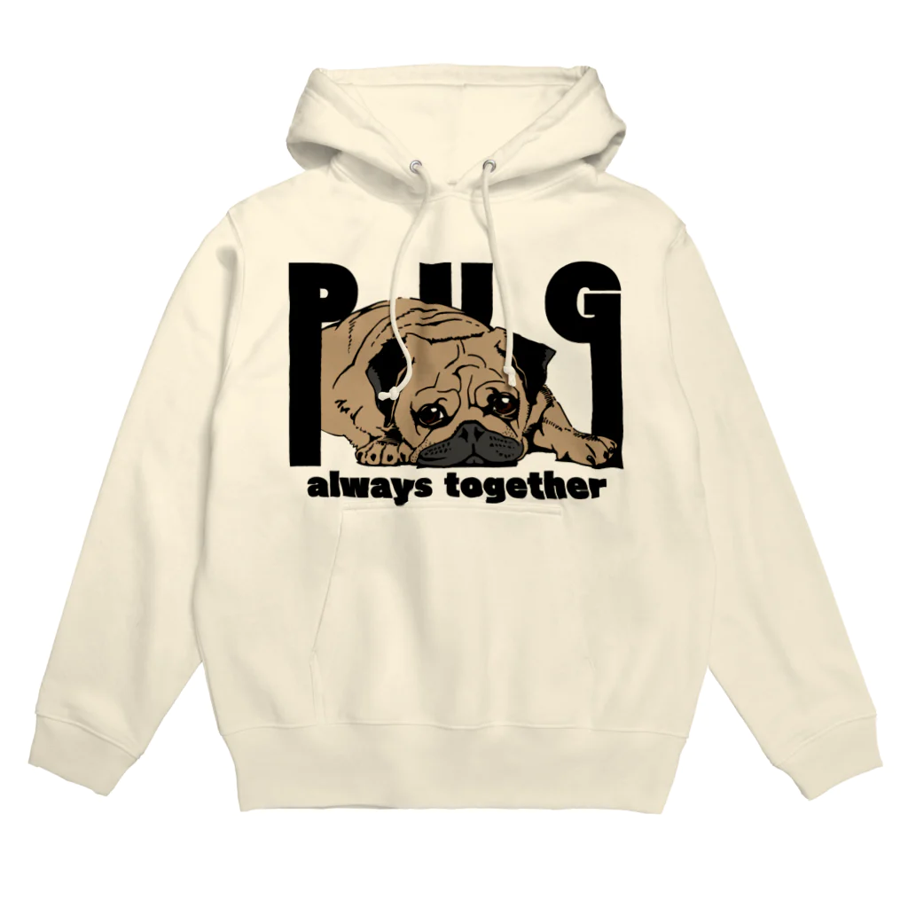 MasakiRockのパグ Hoodie
